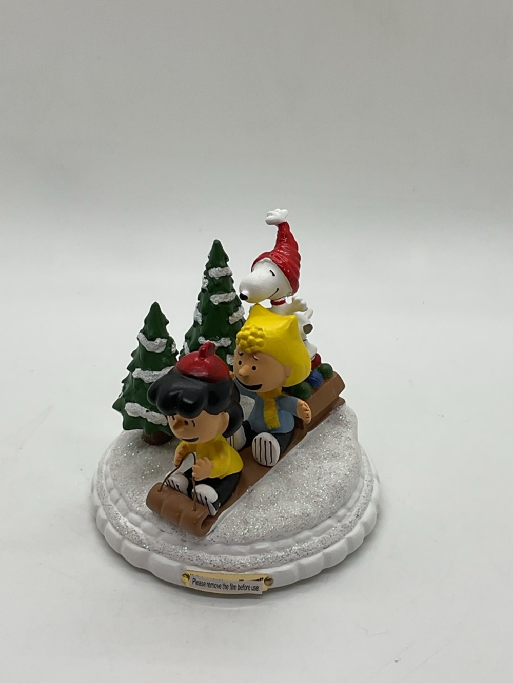 Hawthorne Village Peanuts "Sledding Fun!" Figurine